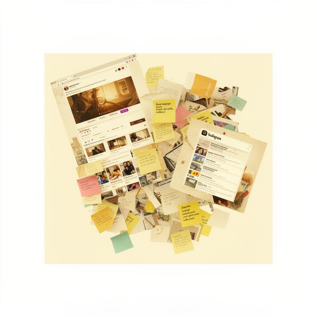 A messy, scattered online presence